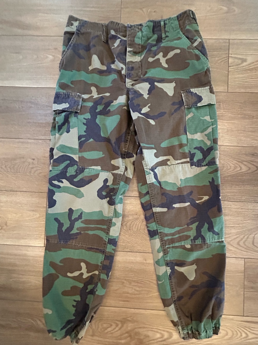 Propper Woodland Camo BDU Combat Cargo Pants Ripstop Military Medium Regular